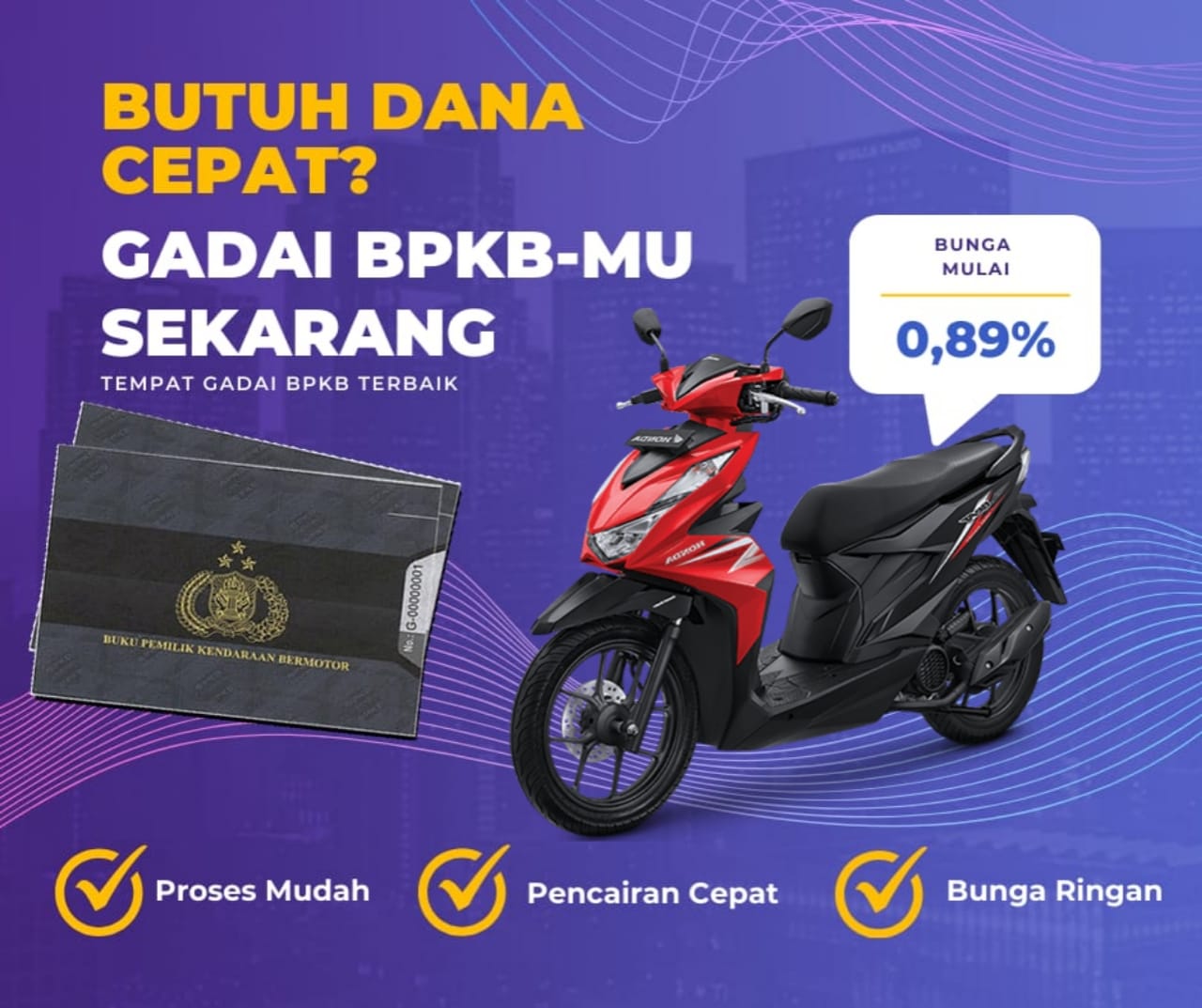Kredit Jaminan Bpkb Motor Honda Beat Sporty Dapat Dana Berapa? Seperti Ini Simulasinya
